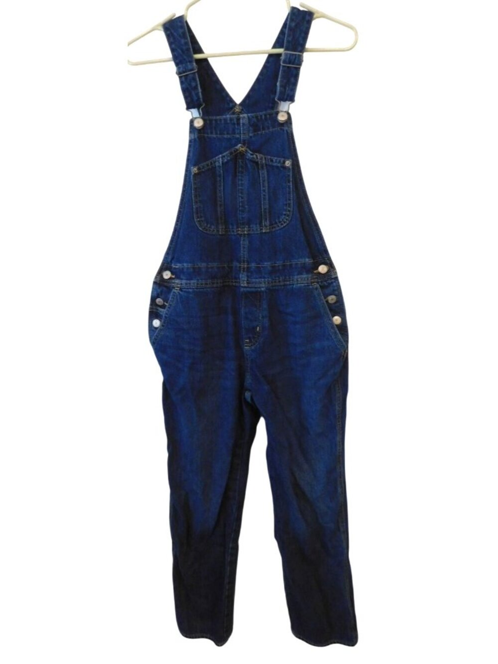 Old Navy Denim Overalls Womens Sz 2 Blue Bib Carpenter Y2K Workwear Farmcore